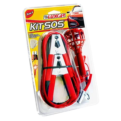 Kit Luxcar Sos Cabo/extensao/luva