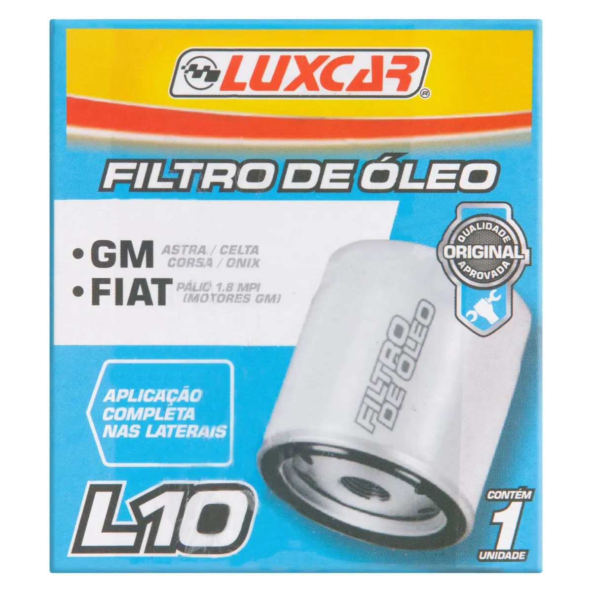 Filtro De óleo L10 Luxcar Caixa