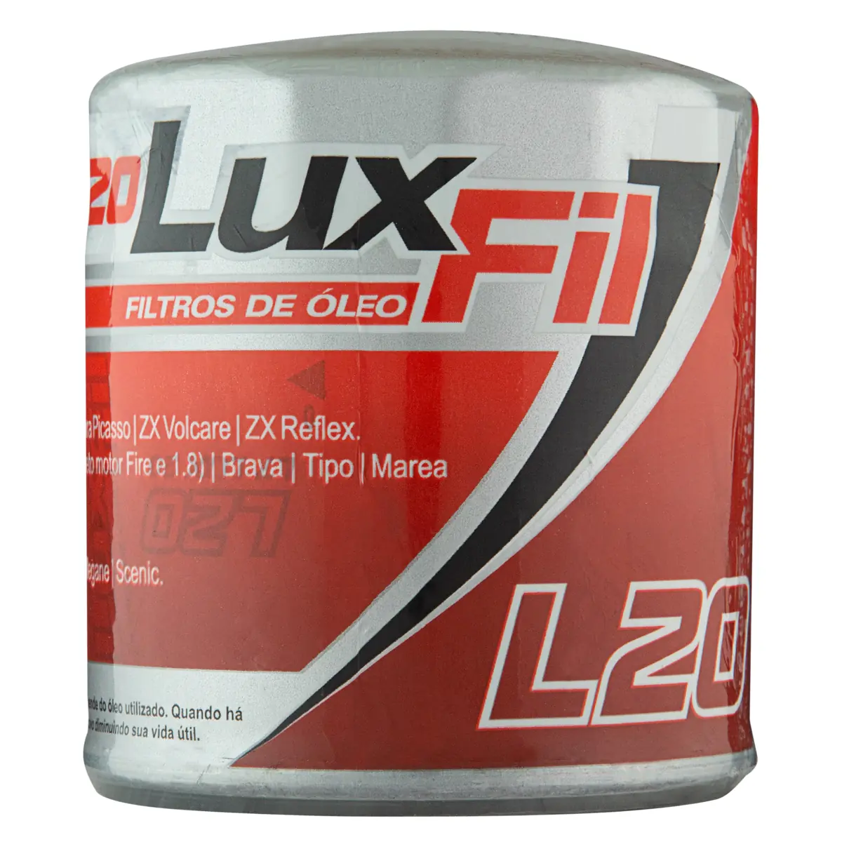 Filtro De óleo L20 Luxcar Luxfil Pote