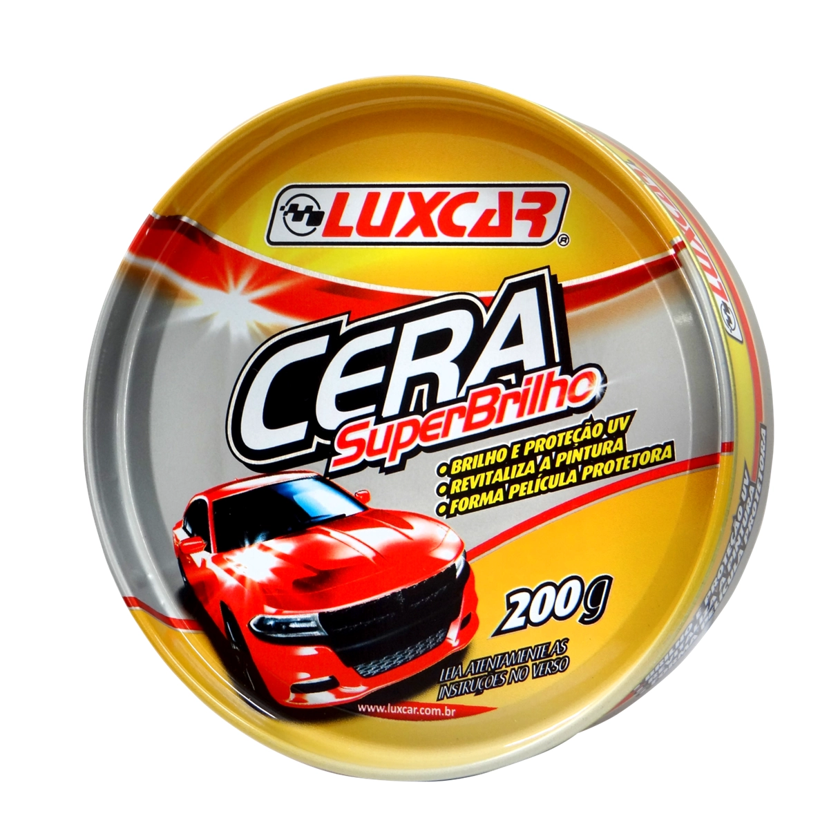 Cera Pasta Super Brilho LUXCAR 200g
