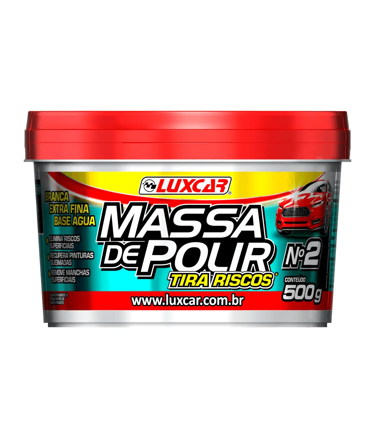 Massa de Polir Extra Fina Tira Riscos Luxcar