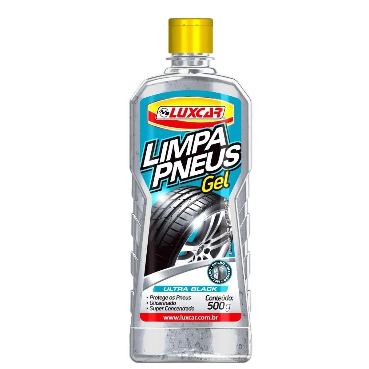 Limpa Pneus Gel Ultra Black LUXCAR 500g
