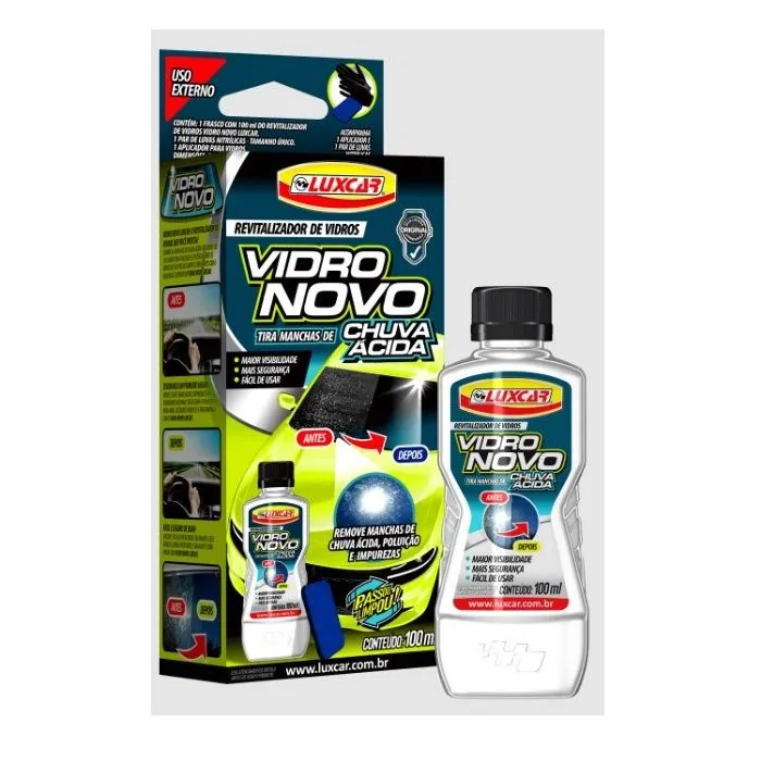 Revitalizador Luxcar 100ml Vidro Novo