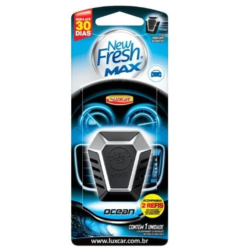 Odorizador de Ambiente Automotivo Luxcar New Fresh Max Ocean 8 ml
