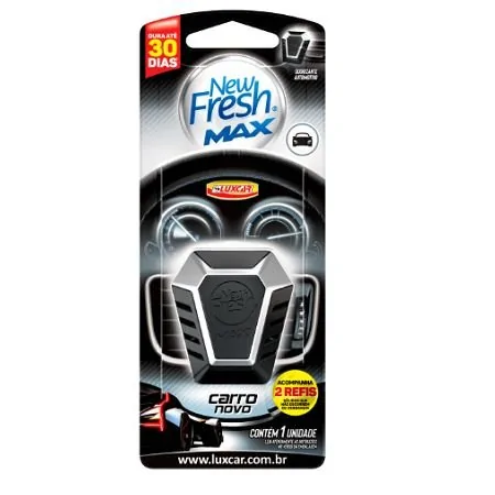 Odorizador de Ambiente Automotivo Luxcar New Fresh Max Carro Novo 8 ml