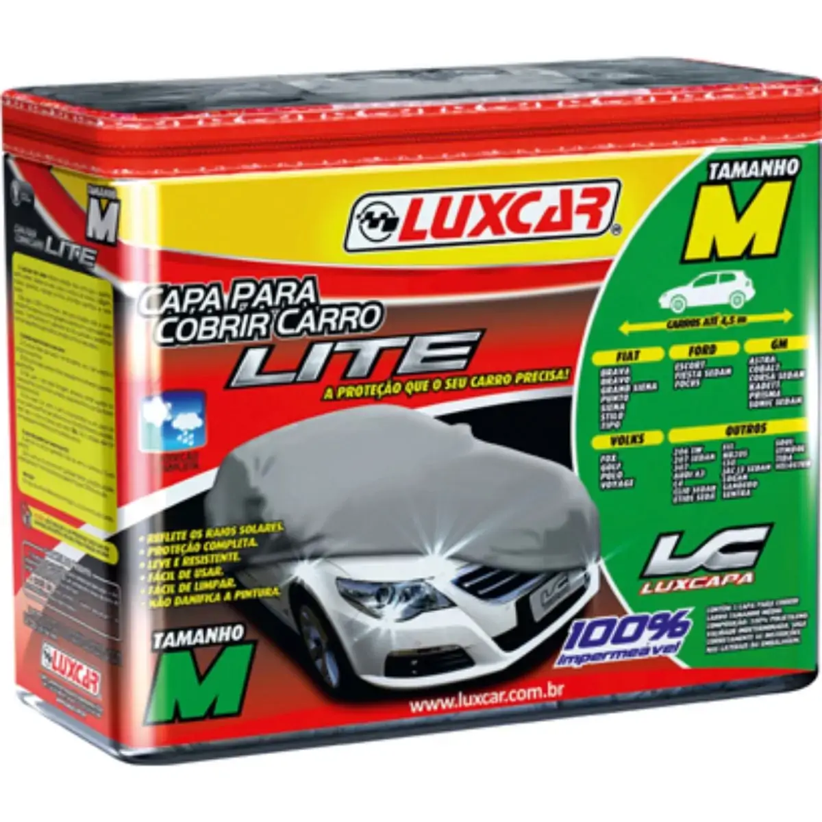 Capa Luxcar P/carro Lite Tam M