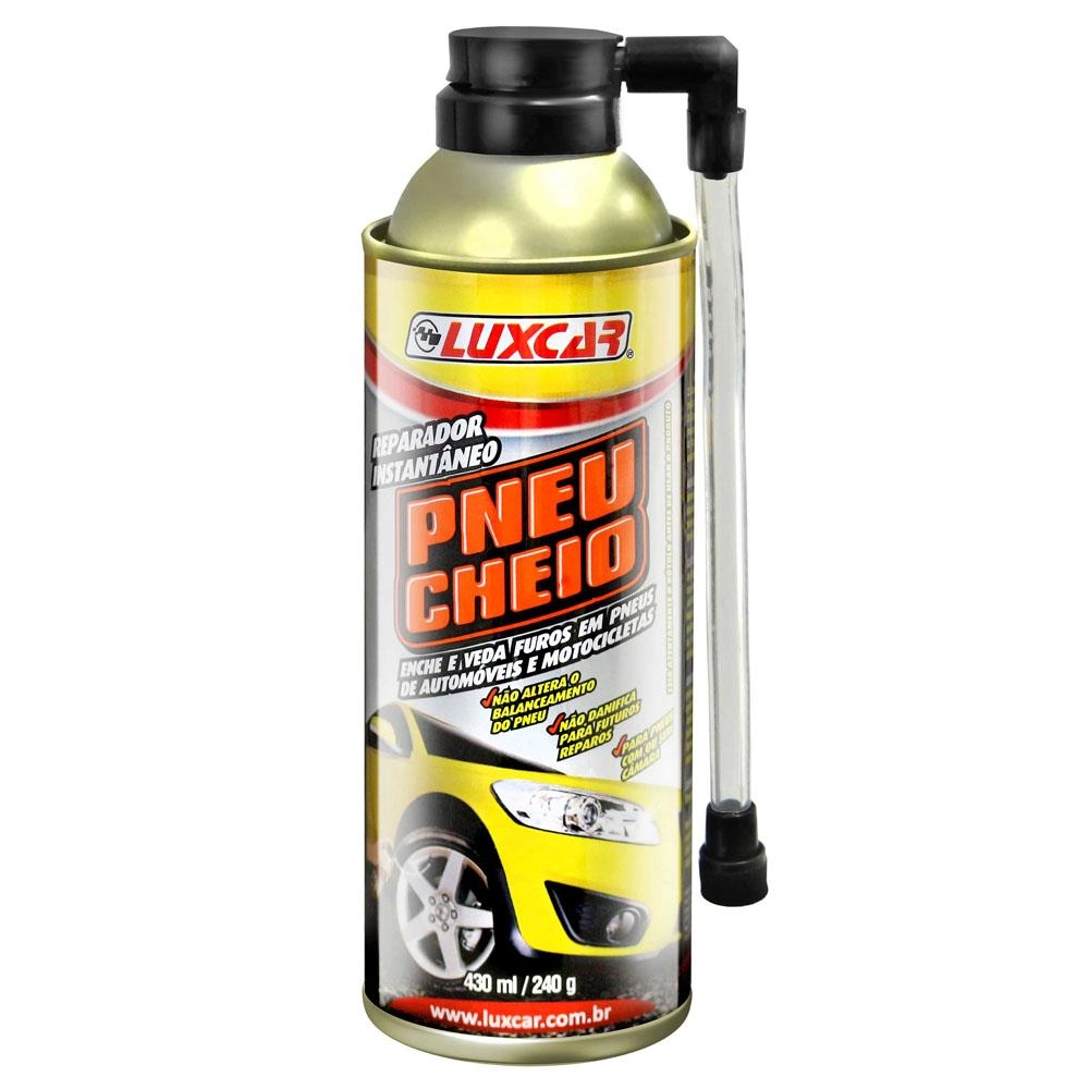 Reparador Instantâneo Pneu Cheio Luxcar Lata 400ml