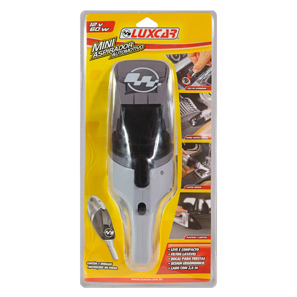 Mini Aspirador Automotivo Luxcar 12v