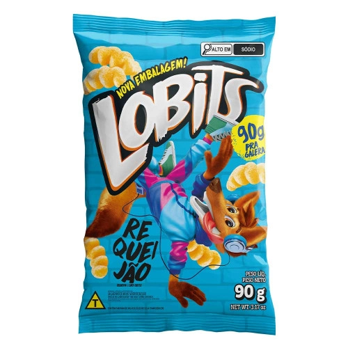 Salgadinho Lobits 90g Requeijao 2061