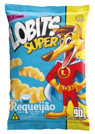 Salgadinho Lobits Super 90g Requeijao