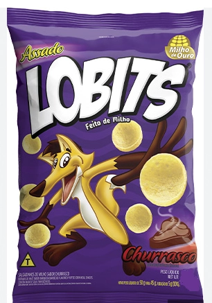 Salgadinho De Milho Lobits Churrasco 10 X 40 Gr