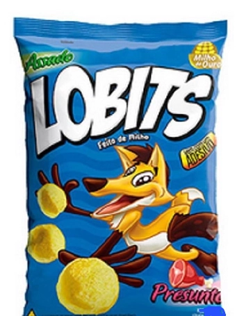Salgadinho De Milho Lobits Presunto 10 X 40 Gr