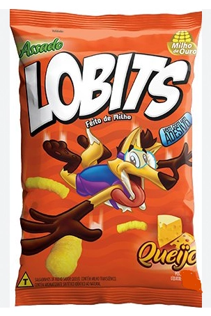 Salgadinho De Milho Lobits Queijo 10 X 40 Gr