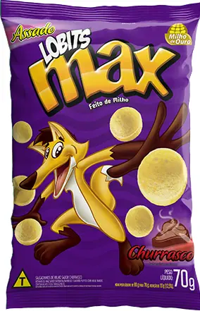 Salg De Milho Lobits Max Churrasco 60g
