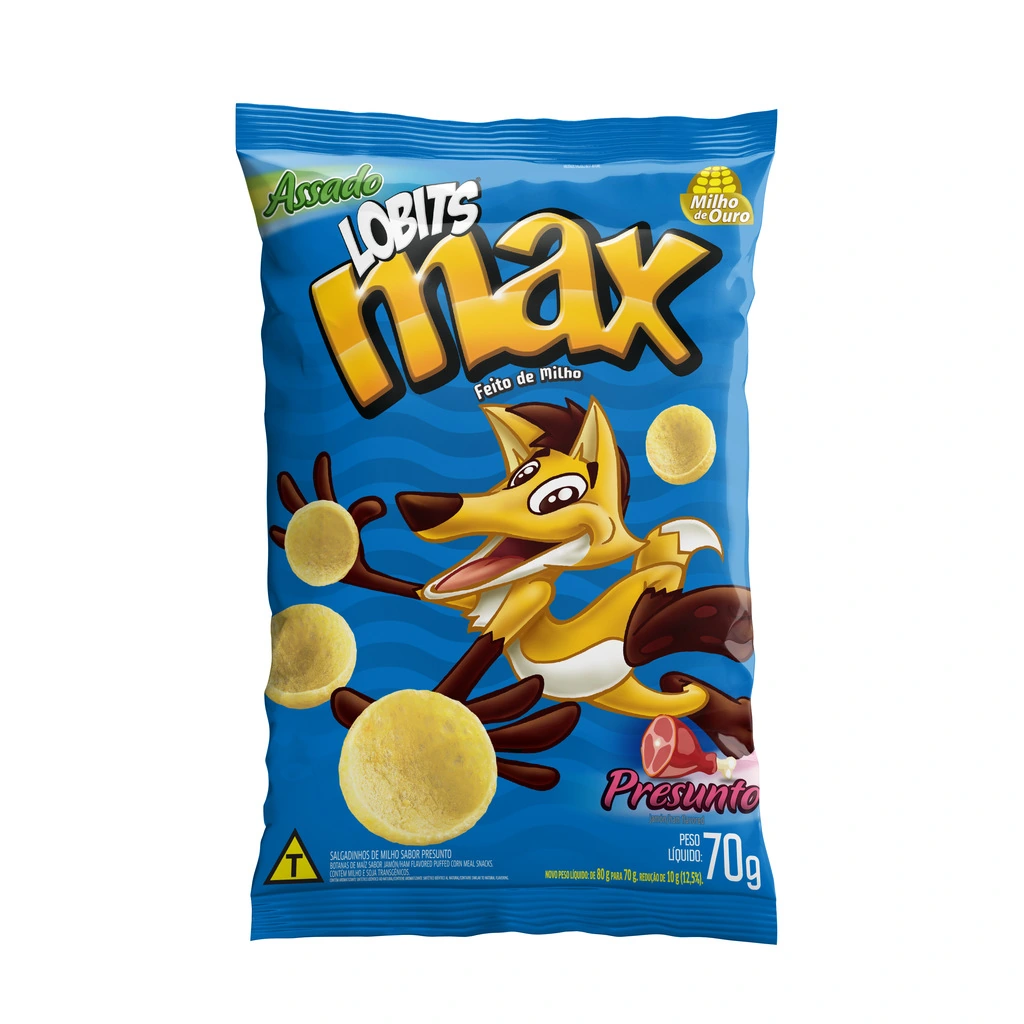 Salg De Milho Lobits Max Presunto 60g