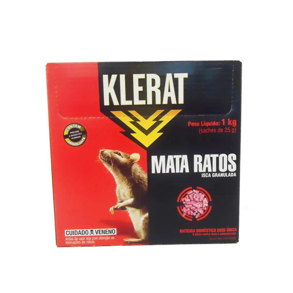 Raticida Klerat Granul.40x25g