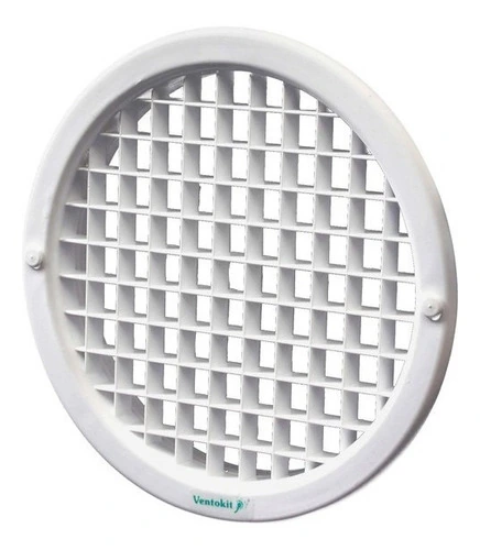 Grade Grelha Ventilação Redonda 200mm S/ Tela Westaflex