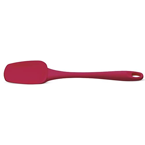 Colher Espátula Reta para Bolo de Silicone Utensílio Cozinha Brinox Vermelho