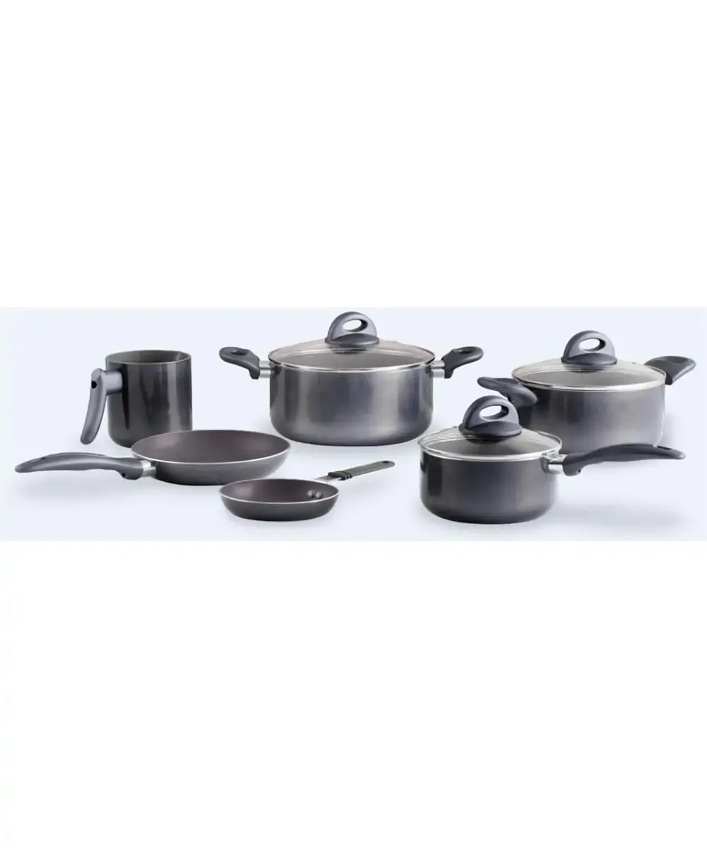 Jogo de Panelas Brinox Ceramic Life Smart Plus Cinza 6 Peças