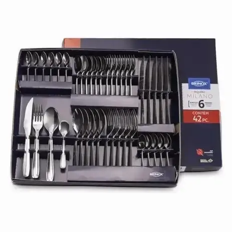 Faqueiro Milano 42 Peças Brinox