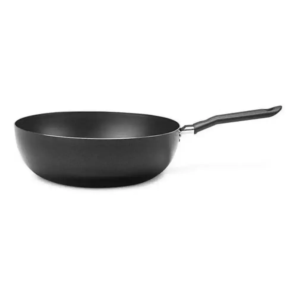 Frigideira Wok 28cm Preta Antiaderente Ebony Brinox