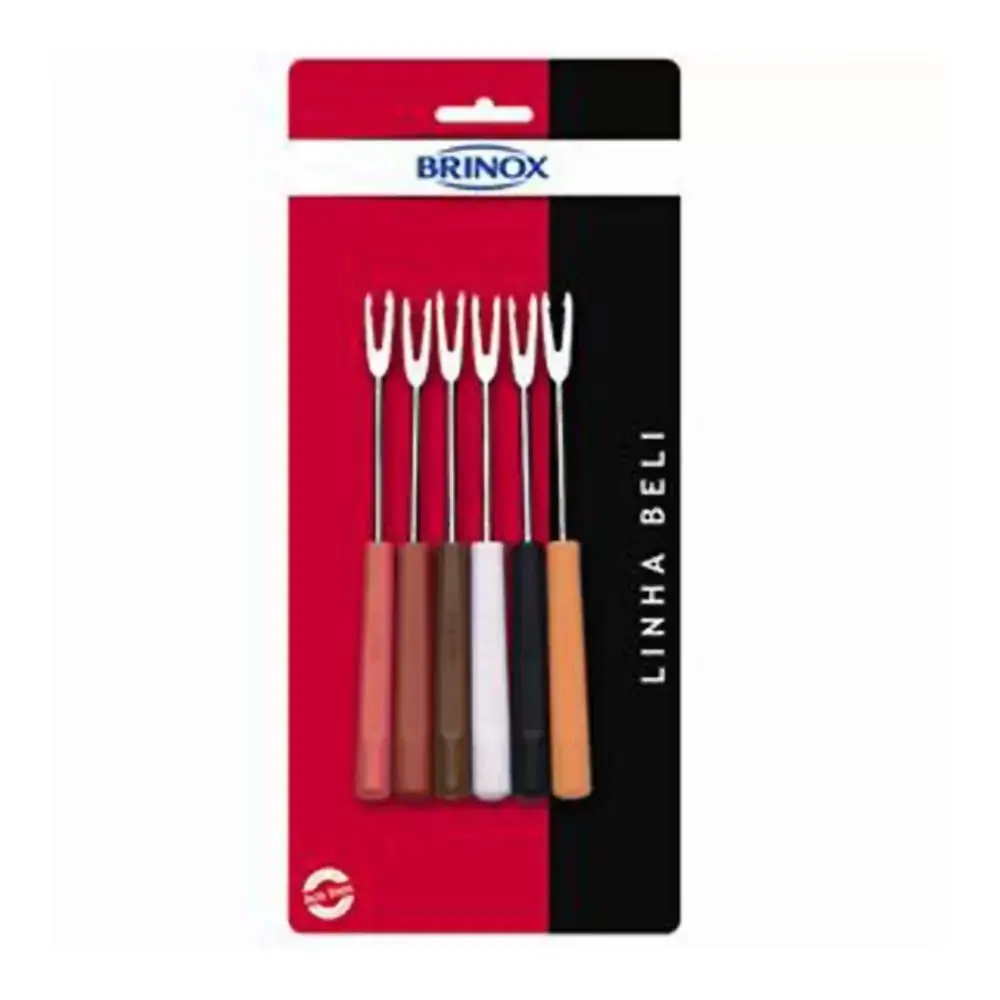 Conjunto De Garfos Para Petiscos Brinox Beli 2051/321 6 Peças