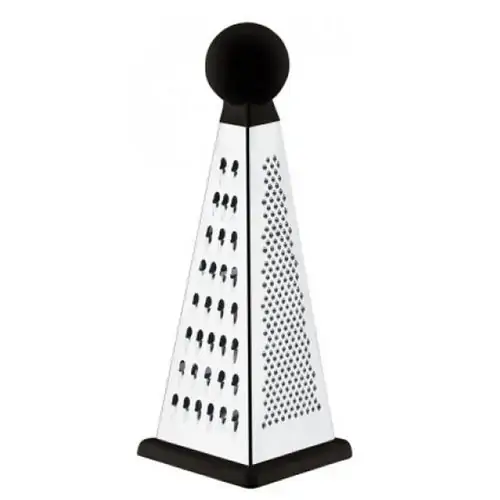 Ralador 3 Face Brinox Preto 9,5x23cm Top Pratic