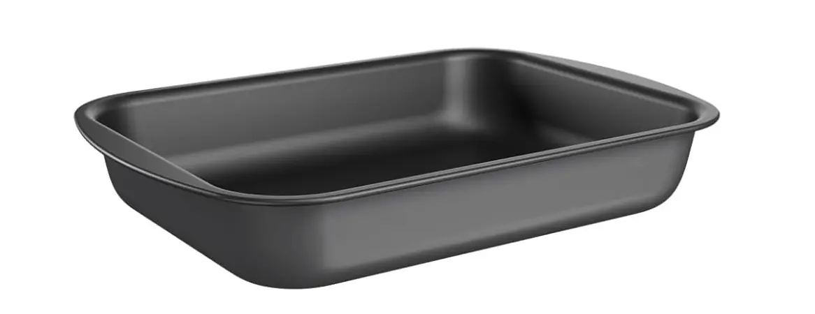 Assadeira Retangular Fd 39,5x28cm Grafite 1460 400 Brinox