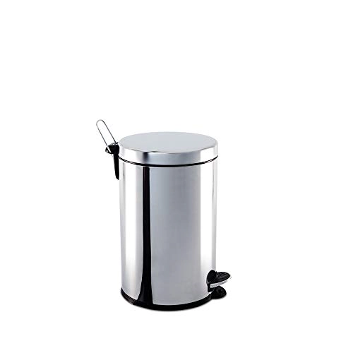 Lixeira INOX com Pedal e Balde 5 Litros 20 X 30 CM Brinox 3040/202