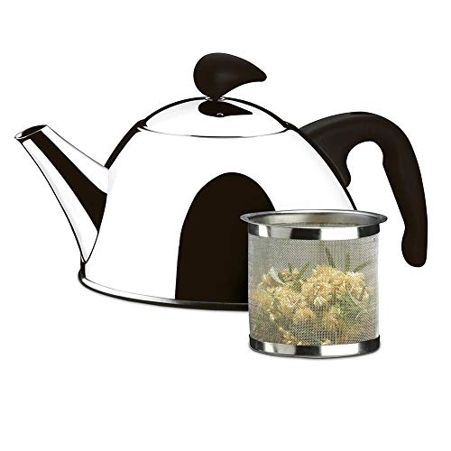 Chaleira Para Chá 1 Litro Com Infusor Coador Aço Inox Brinox