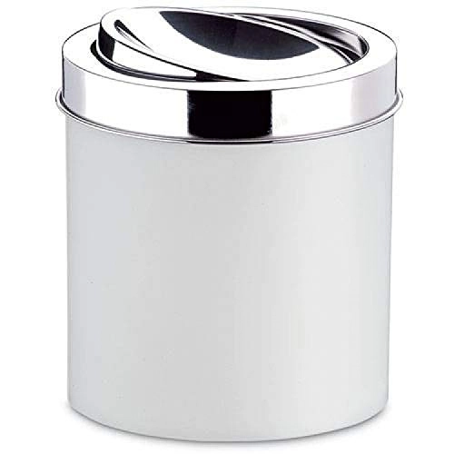 Lixeira PP com Tampa Basculante Brinox Decorline Branca 5,4 litros