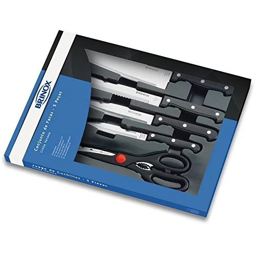 Conjunto De Facas Brinox Em Aço Inox 2511/102 5 Peças