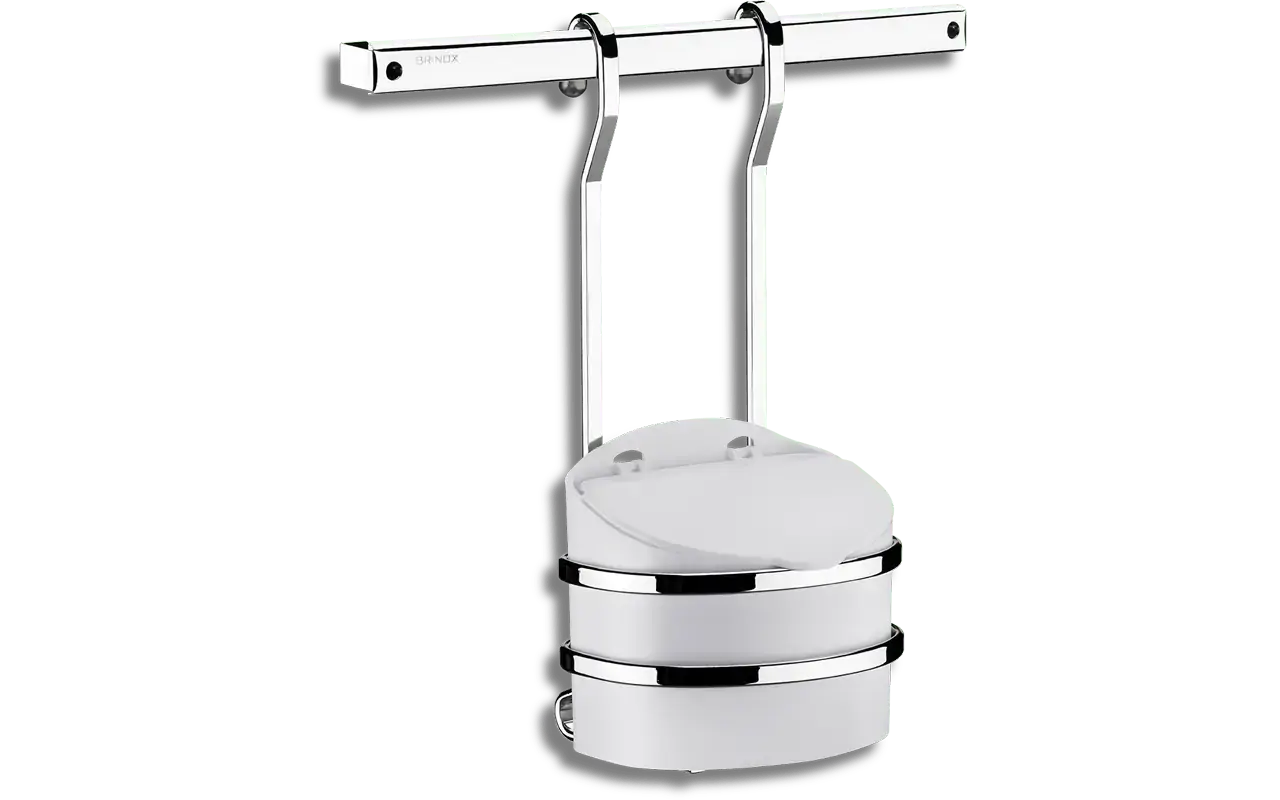 Saleiro Branco 500g Suporte Aramado para Barra Pote de Sal Cozinha