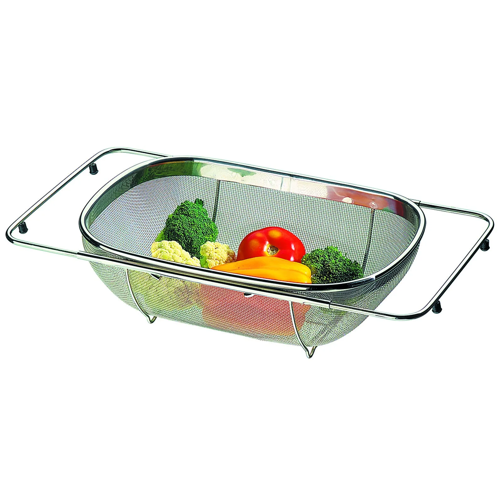 Cesto Para Lavar Frutas Verduras Inox Higienização Alimentos