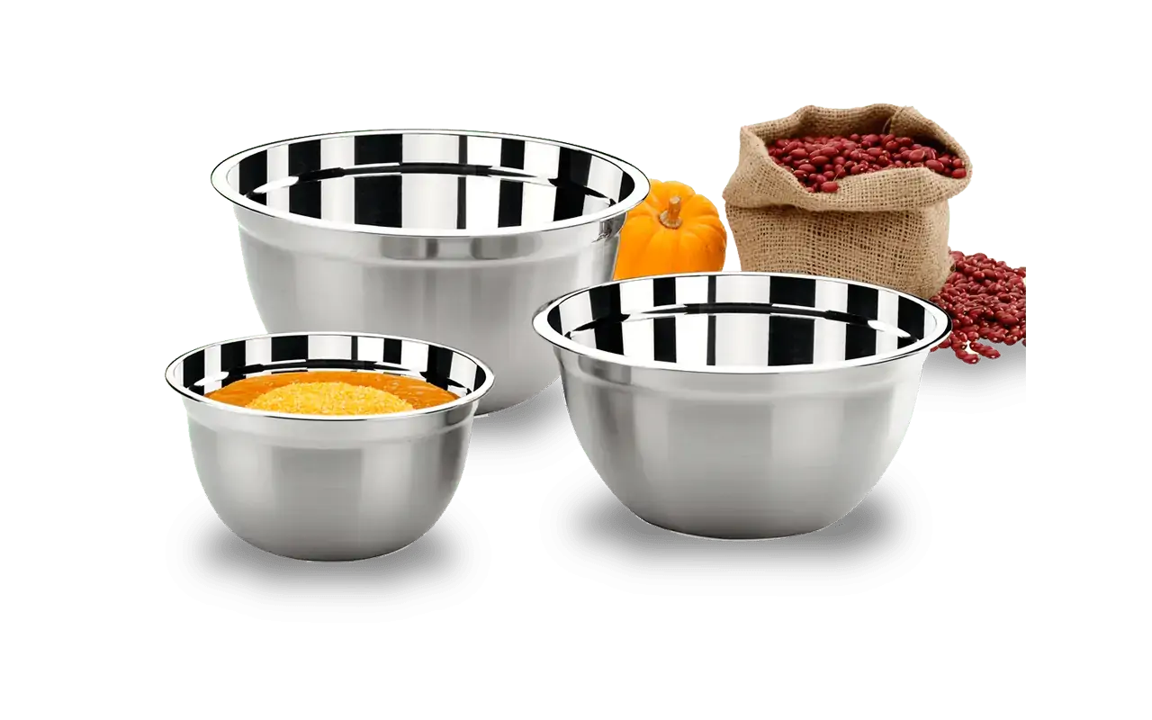 Conjunto De Tigelas Inox 3 Peças Suprema Brinox