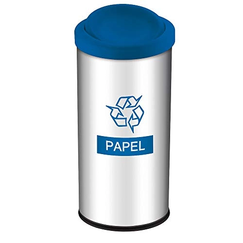 Lixeira Seletiva Brinox Tp Basculante Azul