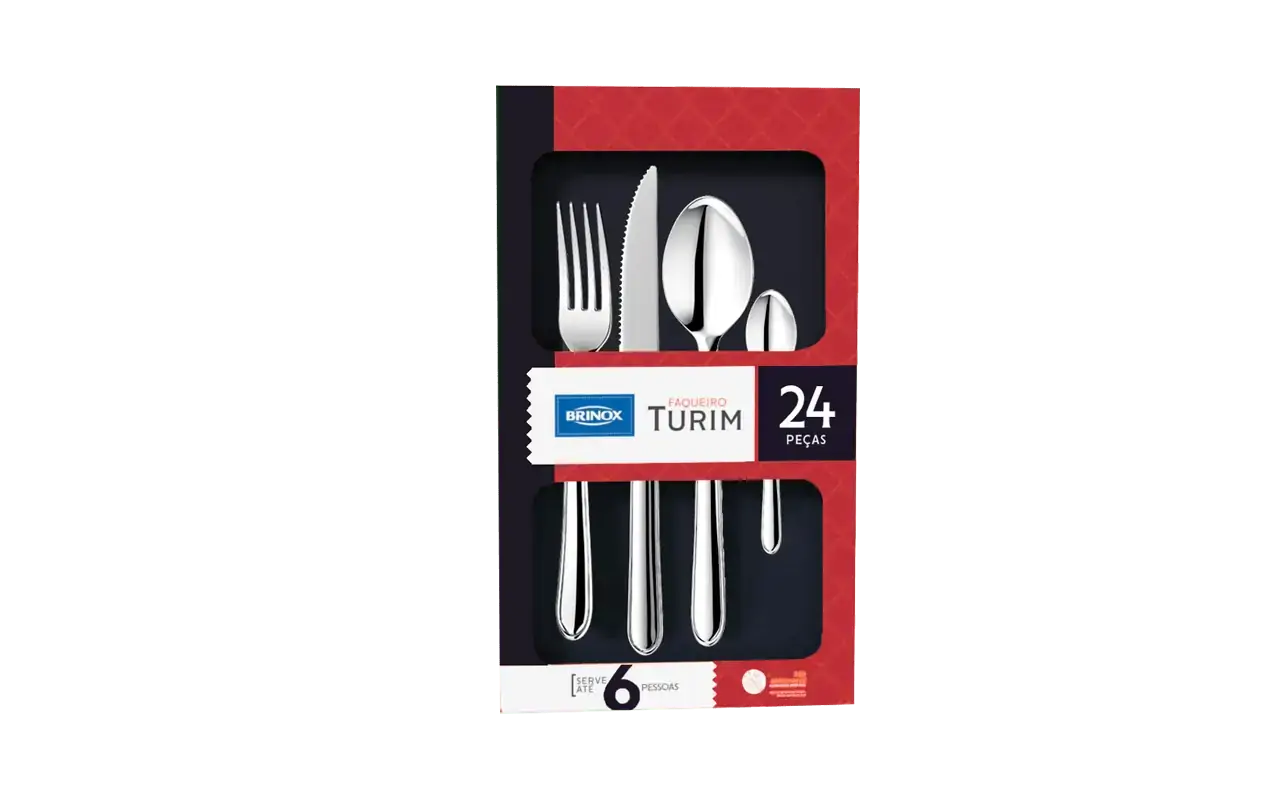 Faqueiro Turim Brinox C/24 Compacto
