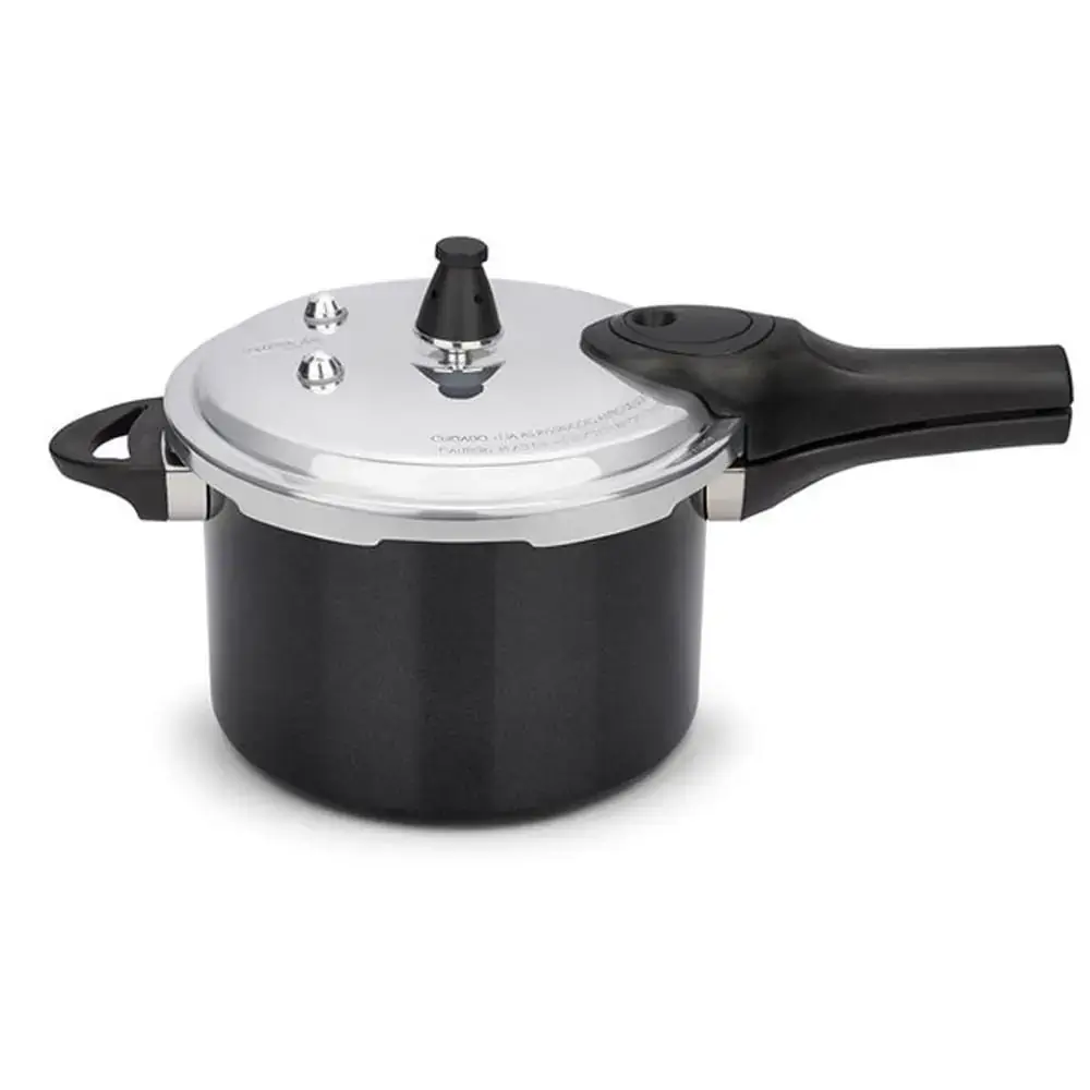 Panela de Pressão Pressure 4,2 Litros Brinox Preta 4951/103