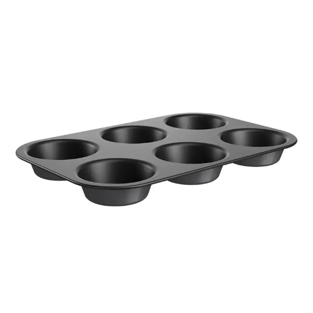 Forma 6 Divisões Brinox Bakeware Grafite 27,2 x 18 x 2,5 cm