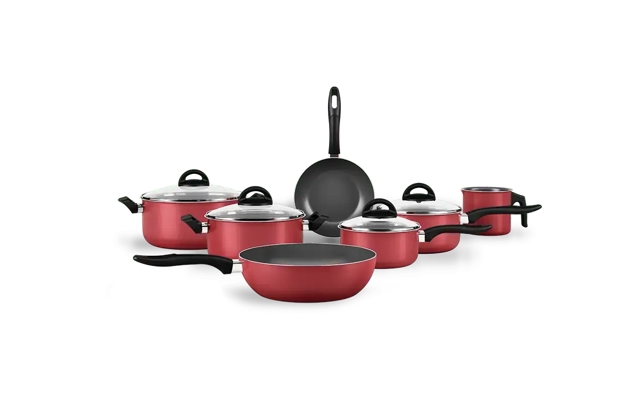Jogo Panelas 7pcs Chilli C/work Cereja .