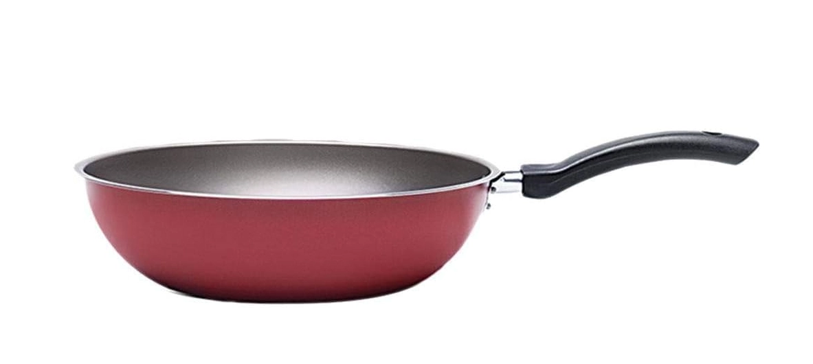 Wok Antiaderente em Alumínio Ruby 3 Litros Vermelho