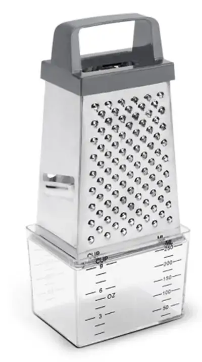 Ralador 4 Faces Com Coletor Top Pratic 20,5 Cm - Brinox