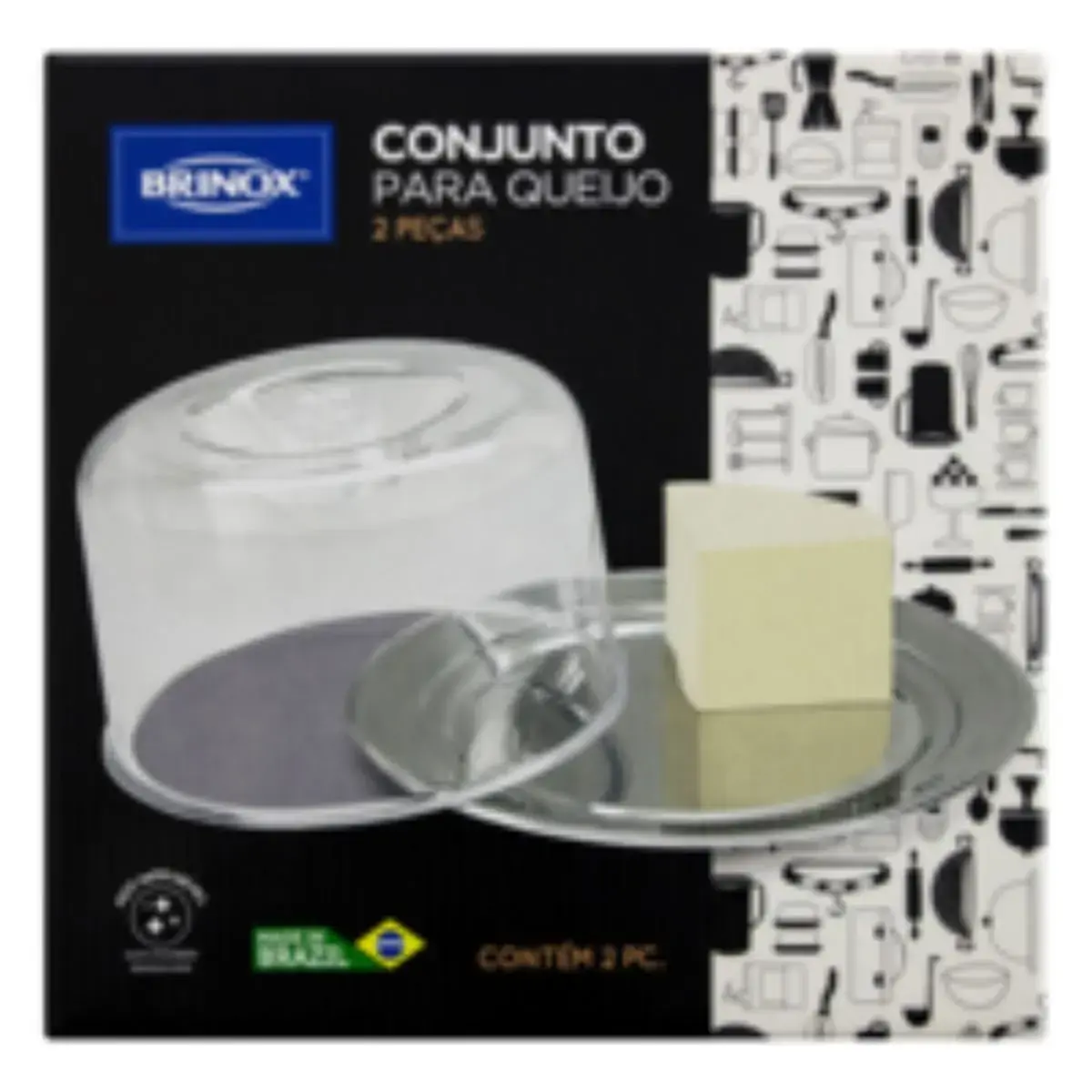 Conjunto para Queijo 2 Peças Petúnia Brinox 1527/423