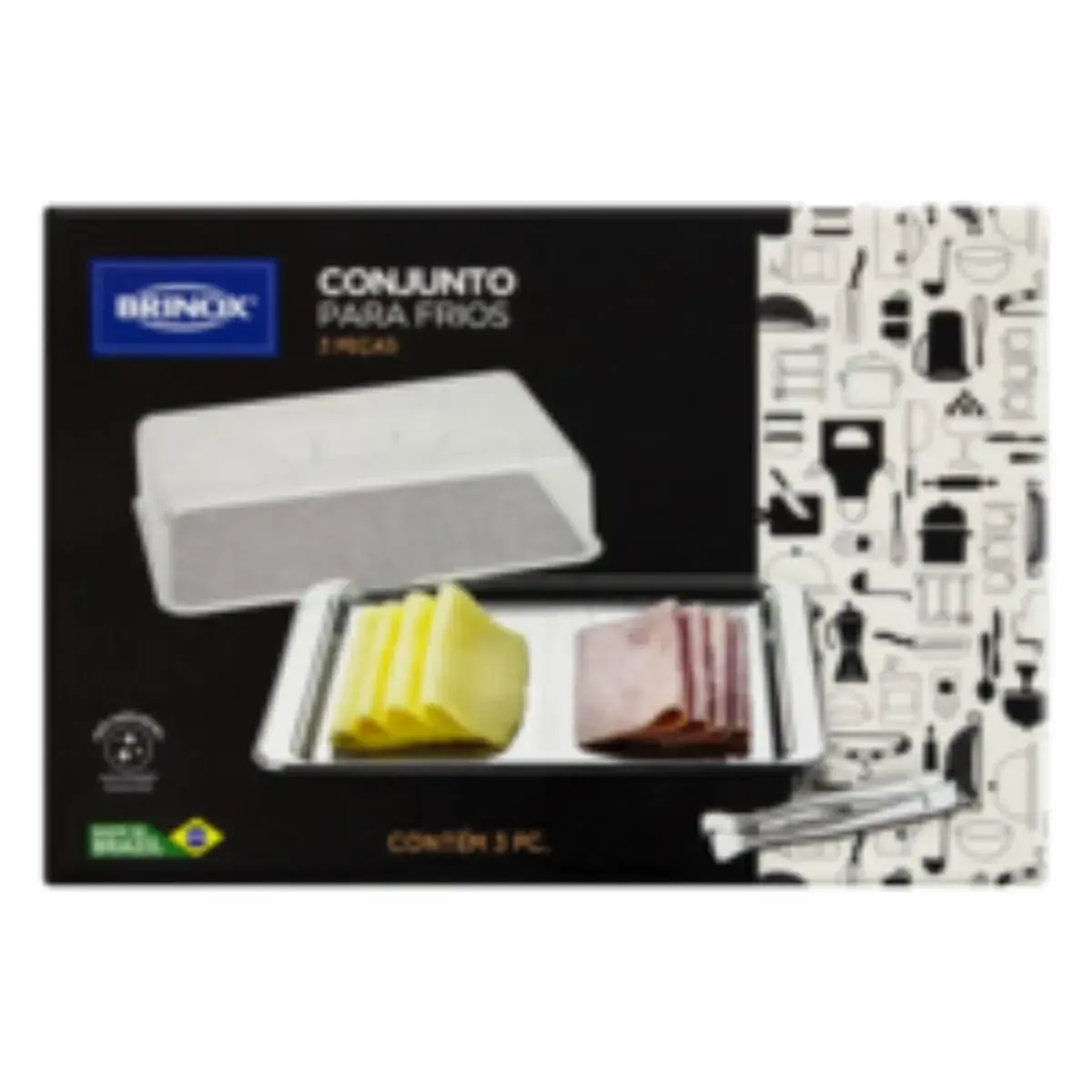 Conjunto para Frios 3 Peças Atina
