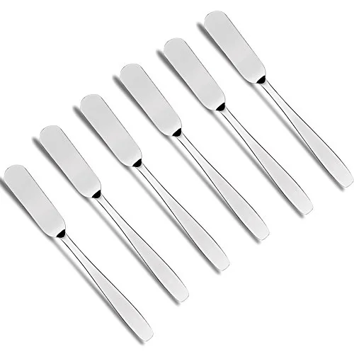 Conjunto De Espátulas Para Manteiga Brinox Solaris 5106/324 Em Aço Inox 6 Peças