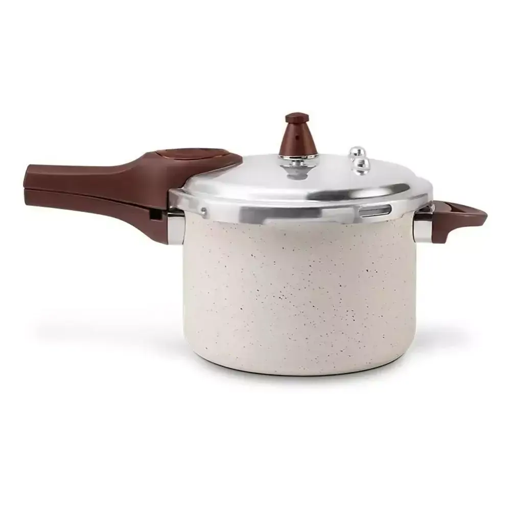 Panela de Pressão 4,2L Brinox Pressure com Indução Vanilla
