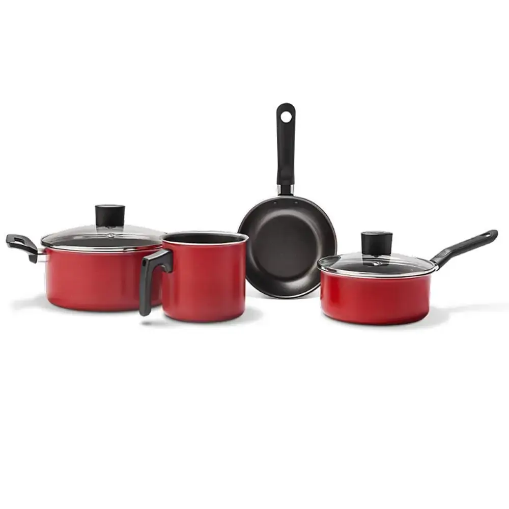 Conjunto de Panelas 4 Peças Garlic Brinox Vermelho