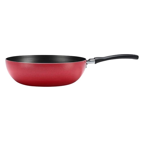 Panela WOK com Tampa Garlic 24CM Vermelho Brinox 7001/366