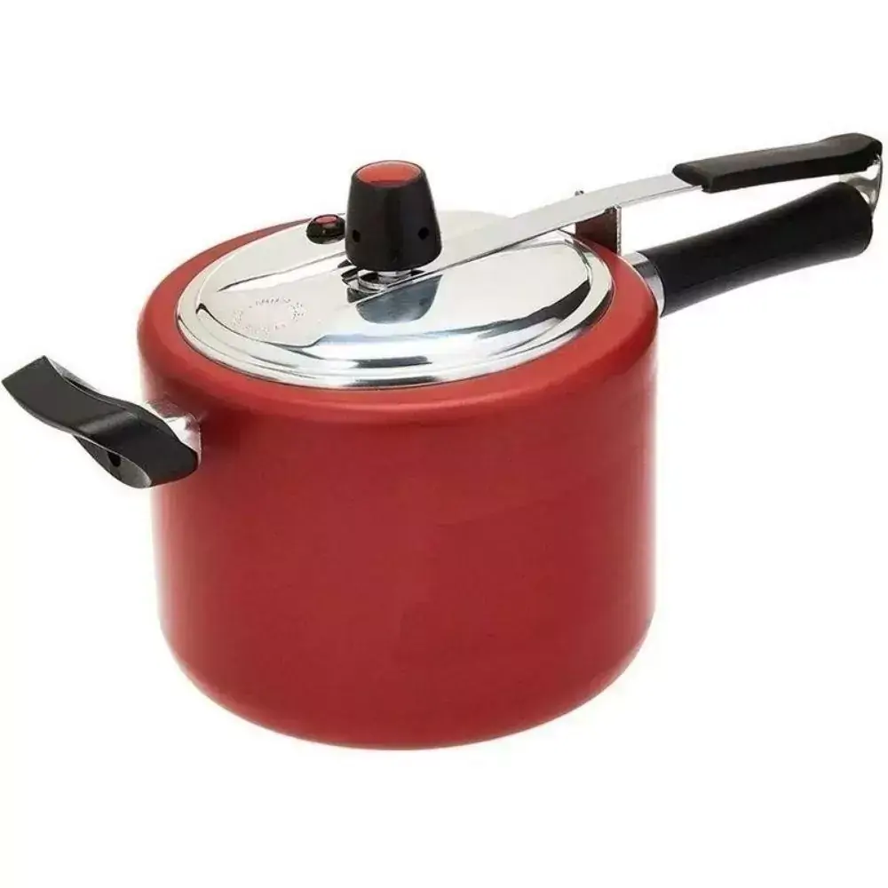 Panela de Pressão Vapt em Alumínio Ø20cm Cereja 4,5L Brinox