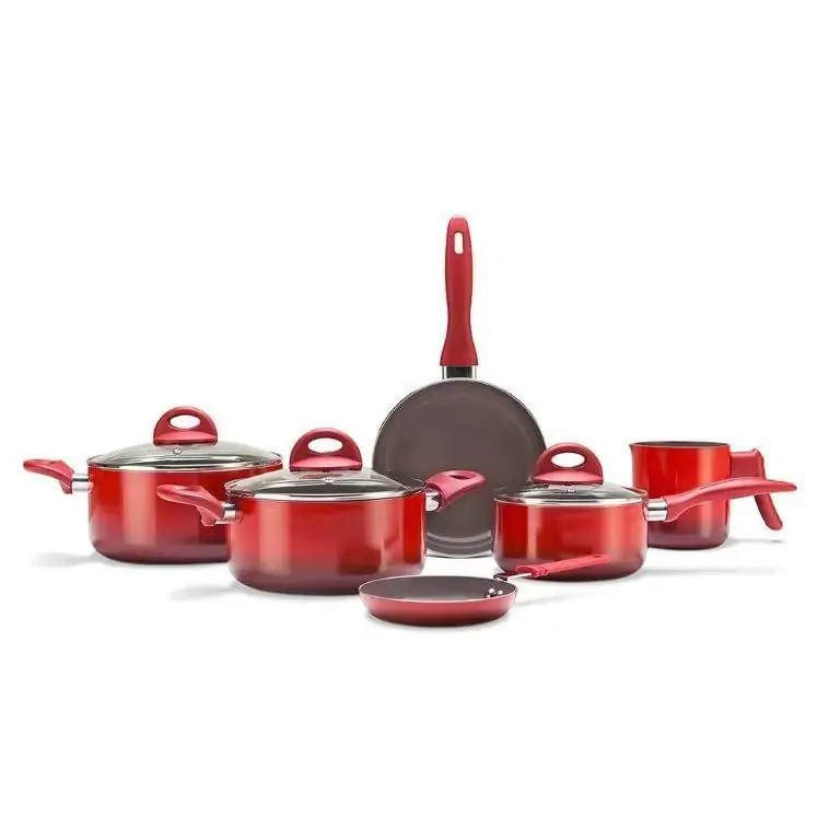 Conjunto Panelas 6 Peças Ceramic Life Smart Plus Vermelho Brinox